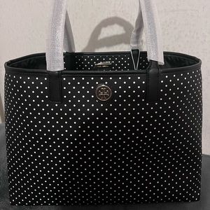 Auth Tory Burch Kerrington Shopper Viva Dot open tote
